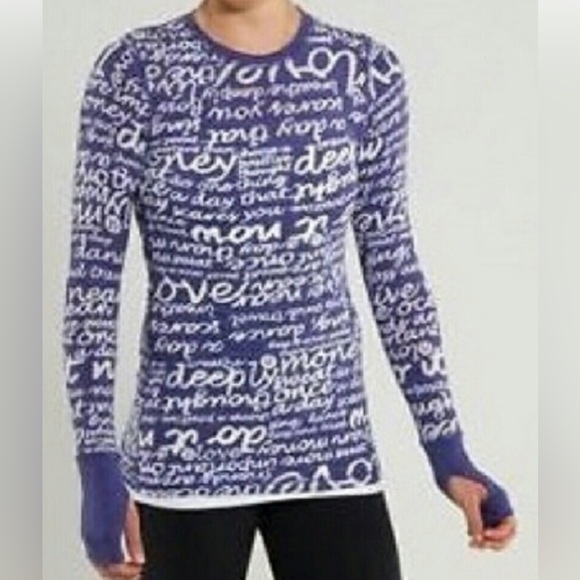 lululemon athletica Tops - Lululemon Manifesto Long Sleeve Tee size 12 VGUC